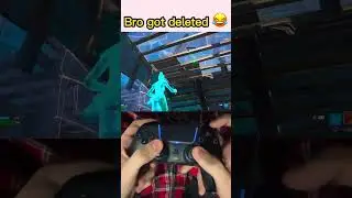 Bro got DELETED by Console player 🎮 #fortnite #ps5 #shorts