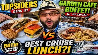 Topsiders Bar & Grill/Garden Café Buffet Lunch Norwegian Jewel 