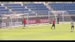 Toni Kroos First Goal in Real Madrid Training 2014