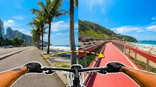 Passando pela CICLOVIA mais BONITA do BRASIL que fica no RIO DE JANEIRO