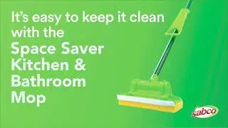 SAB30002 Sabco Space Saver Kitchen & Bathroom Mop