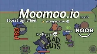 Moomoo.io - Noob, Pro and Bad guys | МооМоо ио Нуб Про и Плохие парни
