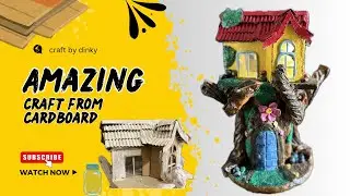 Amazing Craft Idea using Cardboard 😇 | DIY from Cardboard #diy #youtube #handmade #tranding #share