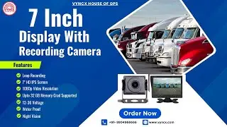 #video ~7 inch Display With Dual Camera Recorder | #gps | Reverse Camera Installation | #trending