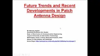 Future Trends and Recent Developments in Patch Antenna Design