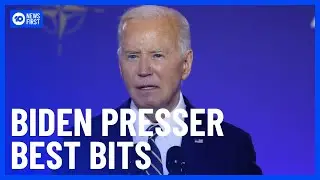Biden Faces Eventful Press Conference | 10 News First
