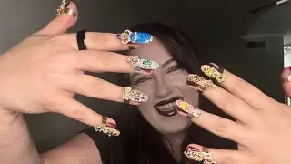 ASMR | Tapping With My New Nail Rings! | tapping, whispering, ramble