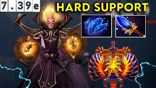Invoker Immortal Hard Support - Dota 2 Patch 7.39e Pro Pub Gameplay