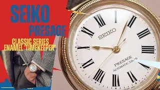 New Release Seiko Presage Classic Series Enamel &lsquo;Timekeeper&rsquo;