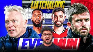 EVERTON vs MANCHESTER UNITED LIVE REACTION & WATCHALONG