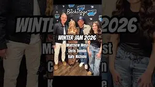 Backstage at Winter Jam 2026 #matthewwest #christomlin #winterjam #christianconcert #christianmusic