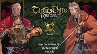 Hobyrim Meets His Brother｜Balxephon and Oz Fight All Battle and Story Dialogue - Tactics Ogre Reborn