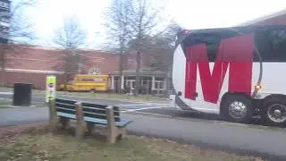 Martz Trailways MCI J4500 Charter Bus Leaving