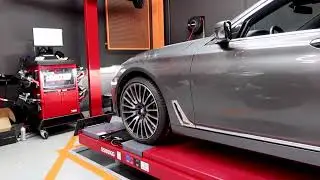 BMW 750l || Change tyre service || Royal Prince Auto Care, DIP 2- Dubai
