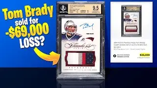 A 2014 Panini Flawless Tom Brady Ruby Patch Autograph Selling for a MAJOR Loss - Over valued?