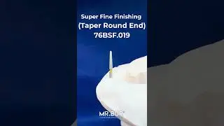 Super Fine Finishing Taper Round End Diamond Bur | Diamond Dental Bur