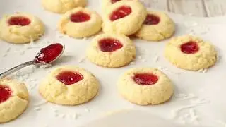 Coconut Jam Drops