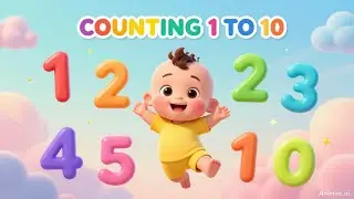 Counting 1 to 10 for Kids 🧒 | Learn Numbers 1–10 | Fun Kids Cartoon