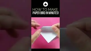 Make a paper bird just like you see on wallpapers #shorts #diy #diycrafts