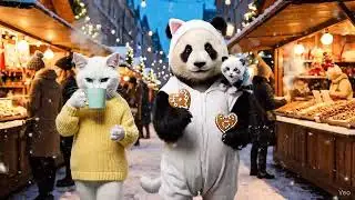 🎥 Live ⌛😌 Meditation Cat 😻vibes deep focus Study📖Work💻Relax🍹Shop☕ @43BGM ​#veo #veo2 #veo3