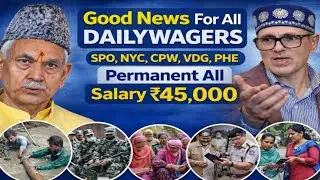 Good news for Dailywagers 😱💯 Announcement by Political party❗ #dailywagersnews #spo #vdg #cpw #nyc