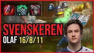 SVENSKEREN - OLAF vs. GRAVES Jungle | NA GRANDMASTER | PATCH 11.2