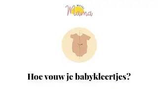 Babykleren netjes opvouwen (KonMari methode)