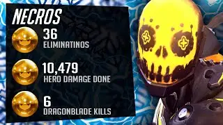 Necros Nano Genji - POTG! [ Overwatch Season 32 Top 500 ]