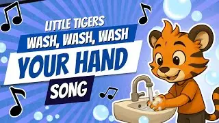 Wash, Wash, Wash Your Hands 🧼 | Clean Hands Song for Kids | Little Tigers Show