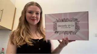 First Unboxing in New Home 😃 English Coast Line Quaintly & Co British Lifestyle Subscription
