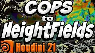 COPs in Houdini 21 WILL CHANGE the Landscape!  (COPS to HeightField)