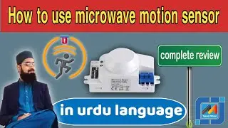 microwave motion sensor raddar sensor uses for lights alarm 🚨 system
