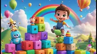 Balancing Toys Go Teeter Teeter Teeter | Fun Nursery Rhyme for Kids and Toddlers