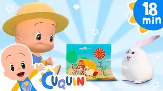 Old Mcdonald's Animal Farm | Cleo & Cuquin: Educational videos
