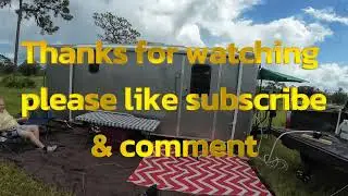 Maiden voyage/shakedown trip with cargo trailer conversion to Three Lakes WMA Pt1