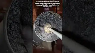 High Speed Mechanical Jig Removing Stubborn Carbon Pipe Deposits