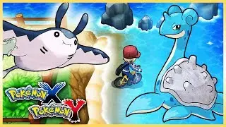 Pokemon X & Y - How to Get Lapras & Mantine