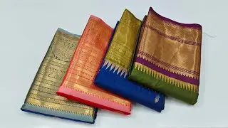 Share Offer SK-58 | Semi Kanjavaram Pattu Sarees |Avl@1600#8499933390 @Varalaxmi Silks-36,37 Lpt Hyd