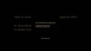 What is PIL? | Public Interest Litigation Explained in just Seconds ⚖️