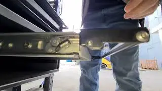 How to fit Locking Leaver Bars on drawer slides