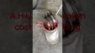 A.H.U pulley cost iron broken welding jobs done #carrier #hvac #vrv #dx #chiller #co2