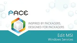 Edit MSI (Windows Services) - PACE Suite 5.6.x