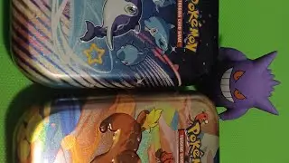6 pack opening! 2 small tins and 1 eraser dual pack from Walmart!