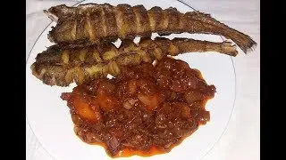 ~ Friture de poisson &agrave; la sauce tomate ~ Frying fish recipe