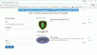 Update single document in mongodb from php part5
