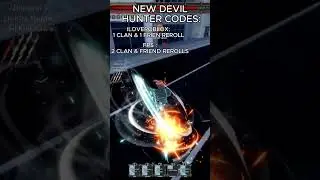 MORE NEW DEVIL HUNTER CODES     #devilhunter #roblox #chainsawman #anime #fox #animeroblox #shorts
