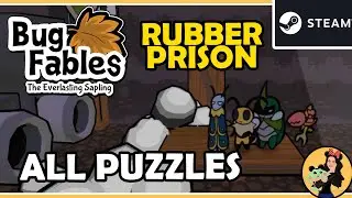 HOW TO GET THROUGH THE RUBBER PRISON [ALL PUZZLES] - Bug Fables; the Everlasting Sapling Gameplay
