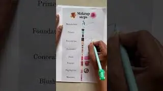 🌹🫰Makeup Steps 💫🌹| Easy Cheap | #faceserumforoilyskin #beauty #makeup