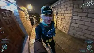 Полумарафон Огни Дербента от Wild Trail 2025 бегу с замыкающими с тремя травмами на 2 ноги 