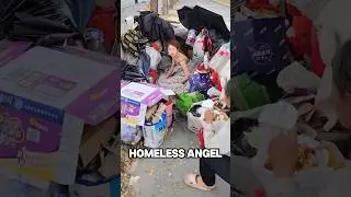 Pitiful Angel In Homeless, A Touching Story Of Mother and Daughter Wandering For 10 Years 🥺❤️ #true